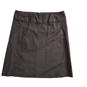 Banana Republic Chocolate Brown  knee length skirt Size 12